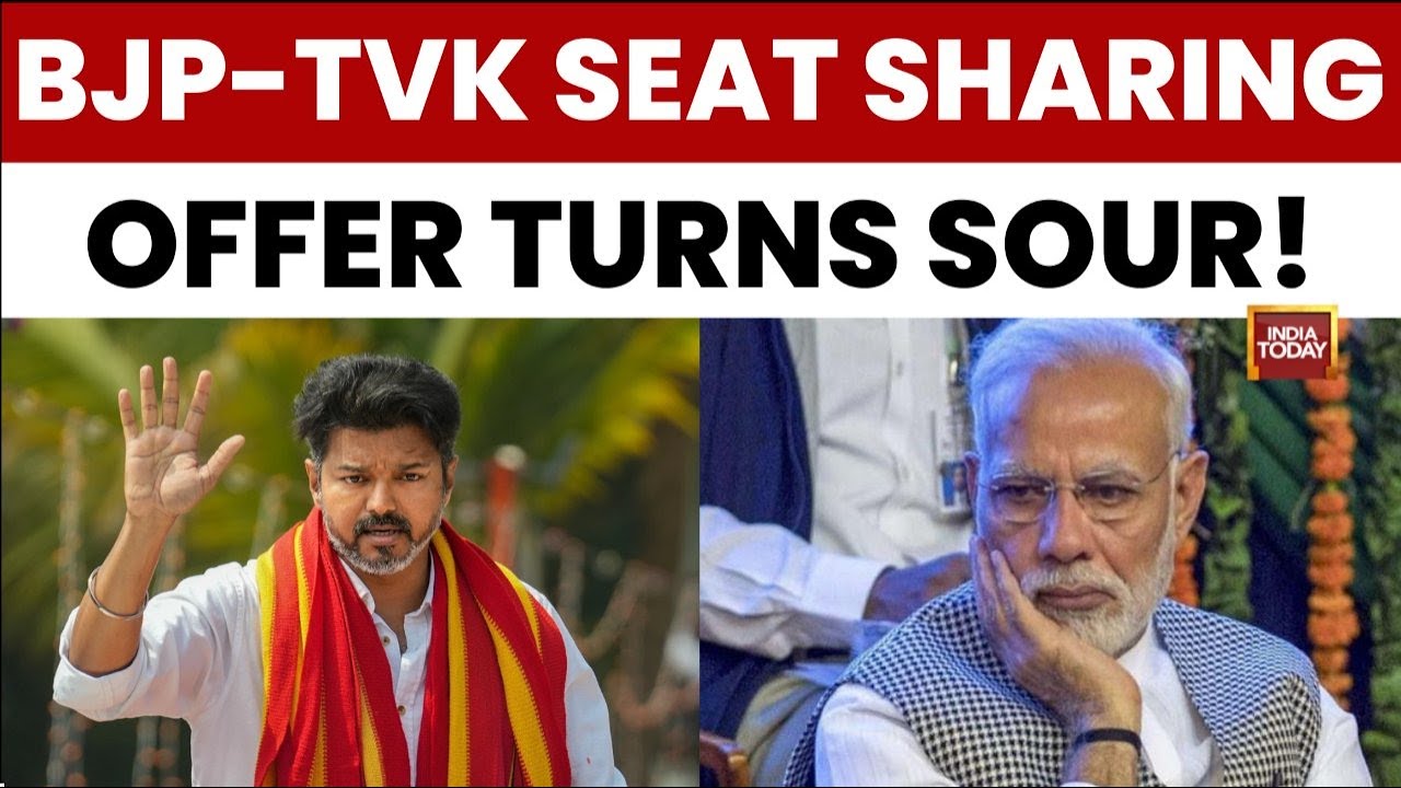 BJP TVK Seat-Sharing Dispute Escalates | AIADMK Objects, Vijay Demands More Seats Ahead of TN Polls