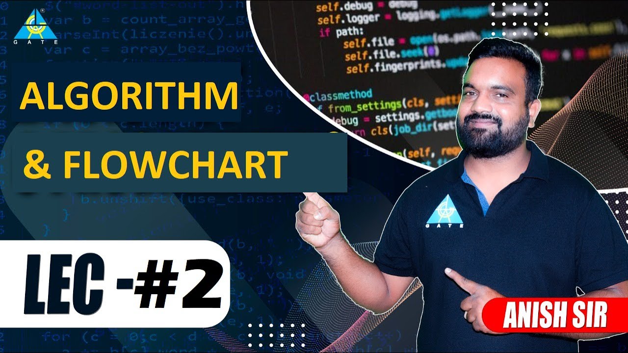 Lect.#02 Algorithm & Flowchart | C Programming || by Anish Sir
