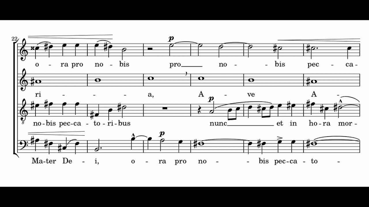 Verdi - Ave Maria - alto