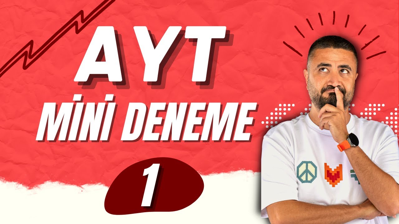 AYT MİNİ DENEME 1| Rehber Matematik