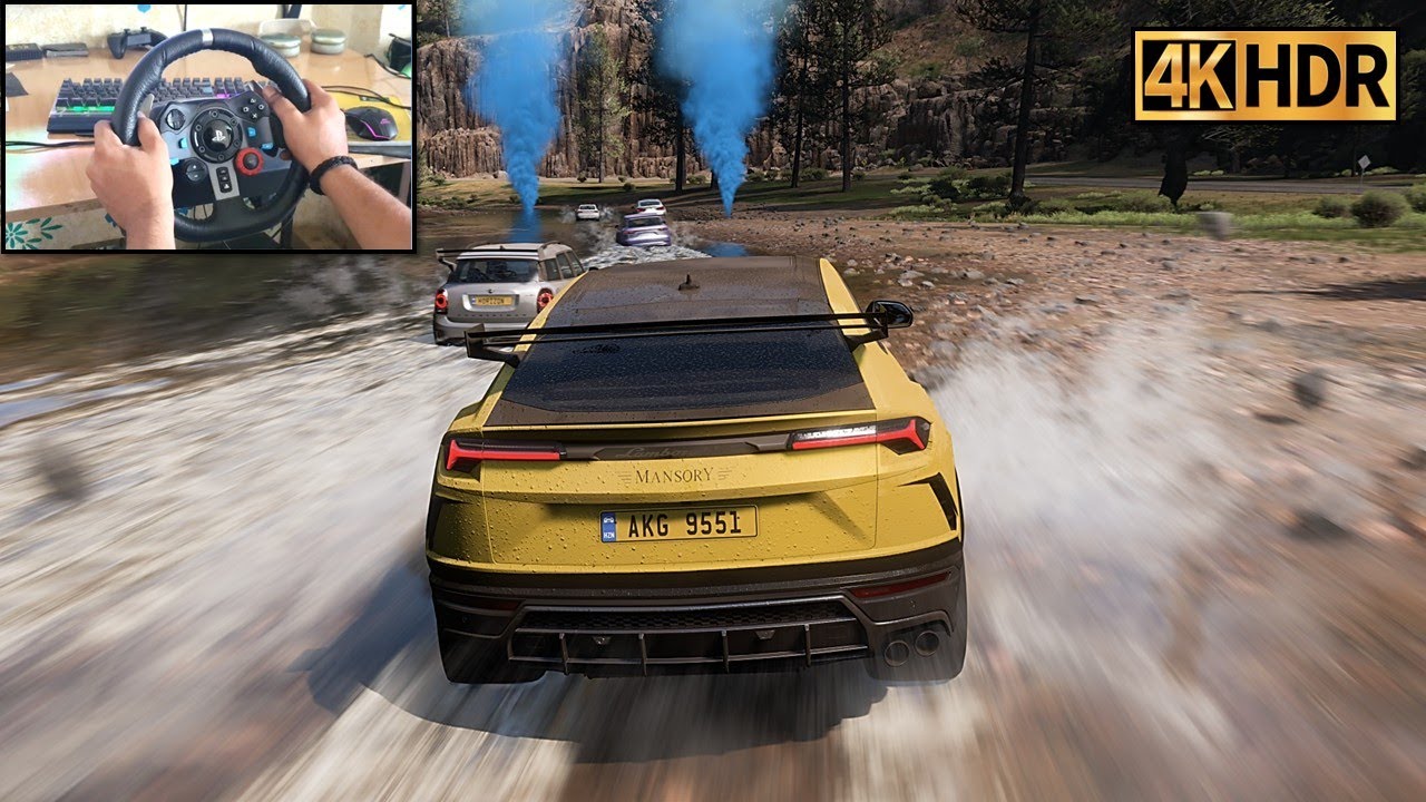 Forza Horizon 5: Lamborghini Urus vs Supercars Offroad Race (Logitech G29 Gameplay)