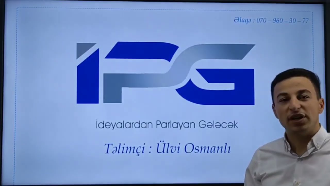 Zərf, yoxsa feili bağlama ( Sertifikasiya və MİQ - ə dəstək ) - Ülvi Osmanlı