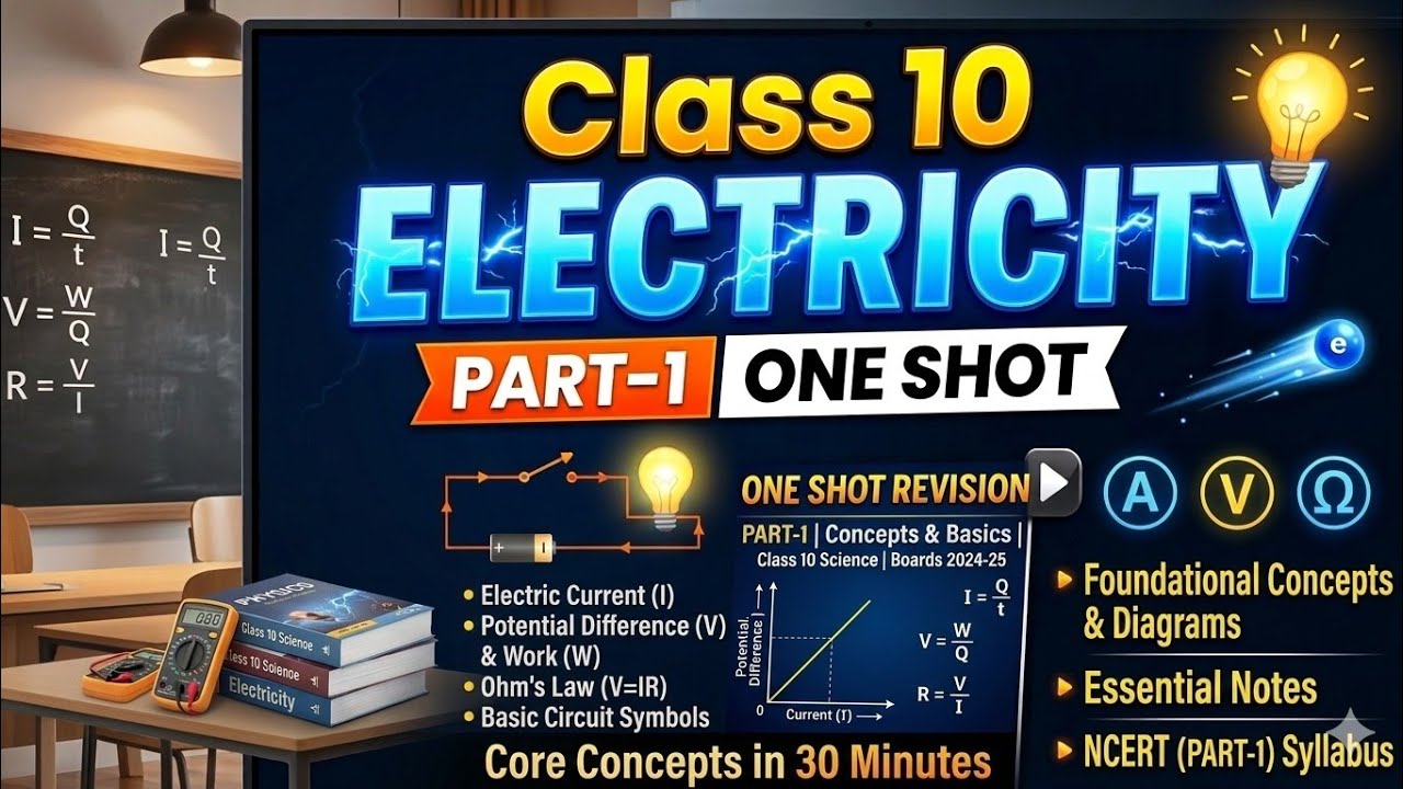 Class 10 electricity(PART-1)|