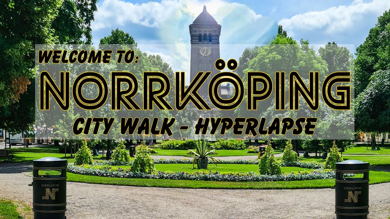 Norrk&ouml;ping - City Walk - Hyperlapse