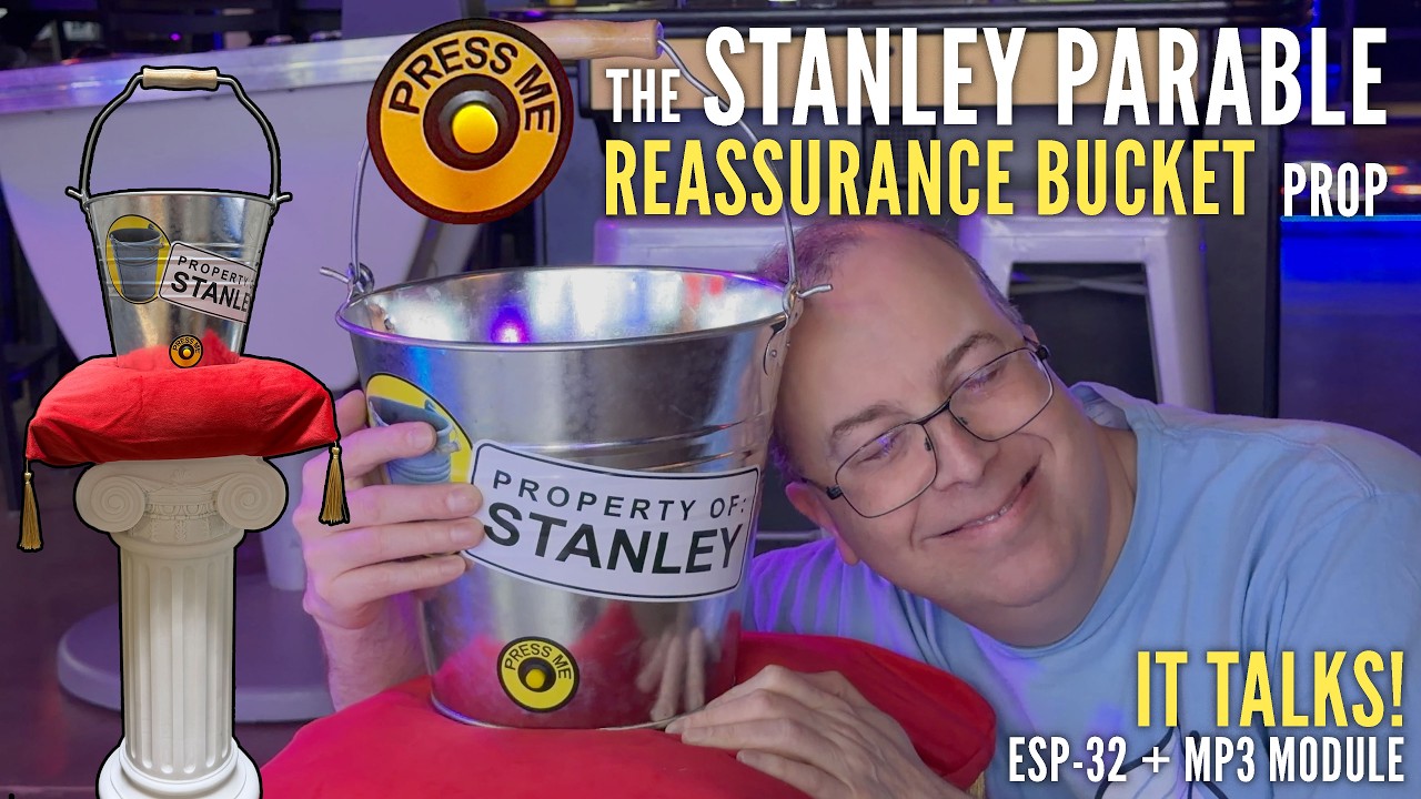 We made The Stanley Parable Reassurance Bucket Prop!