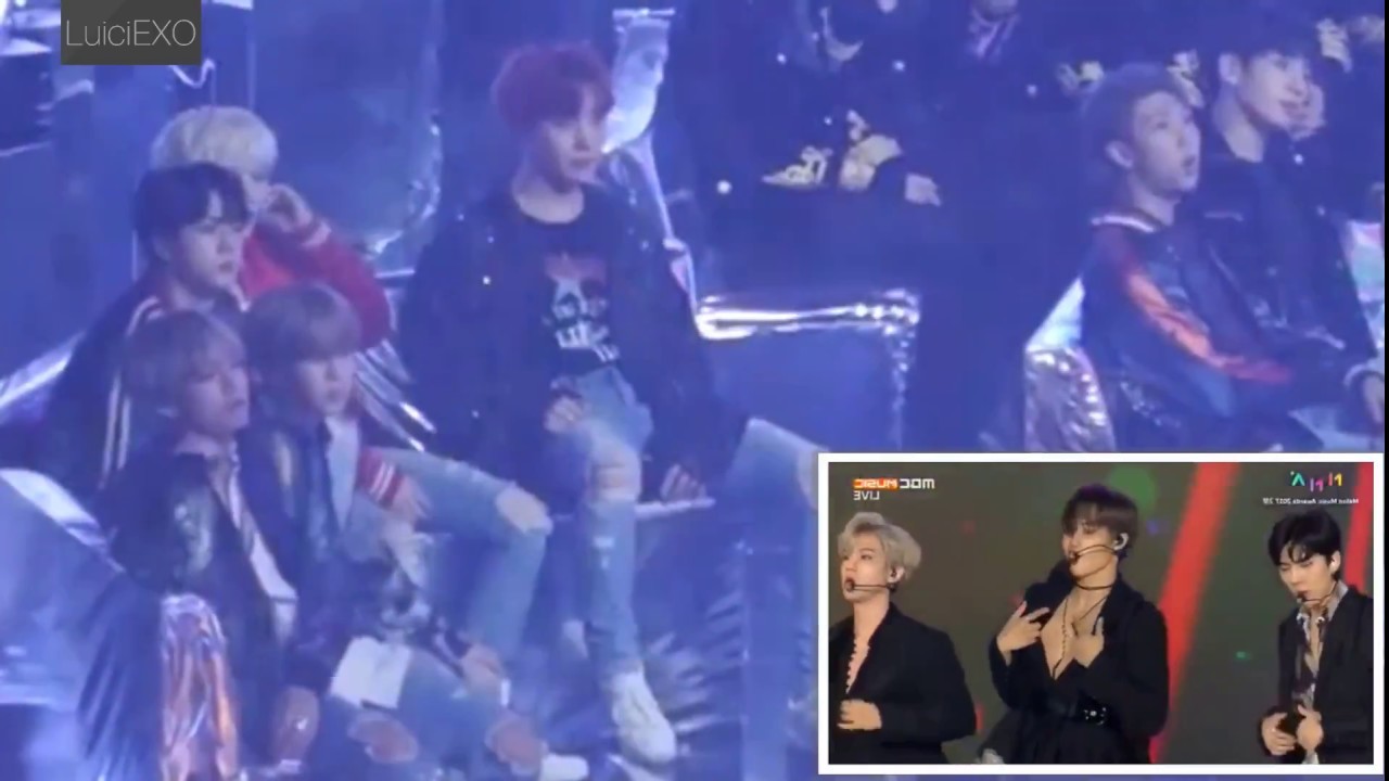 BTS reaction to EXO(엑소) - KOKOBOP @MMA