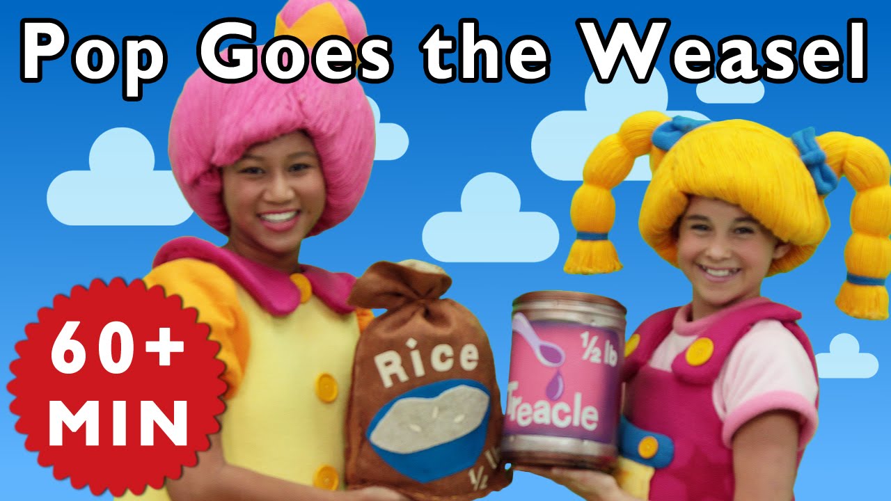 Pop Goes the Weasel + More | Nursery Rhymes from Mother Goose Club