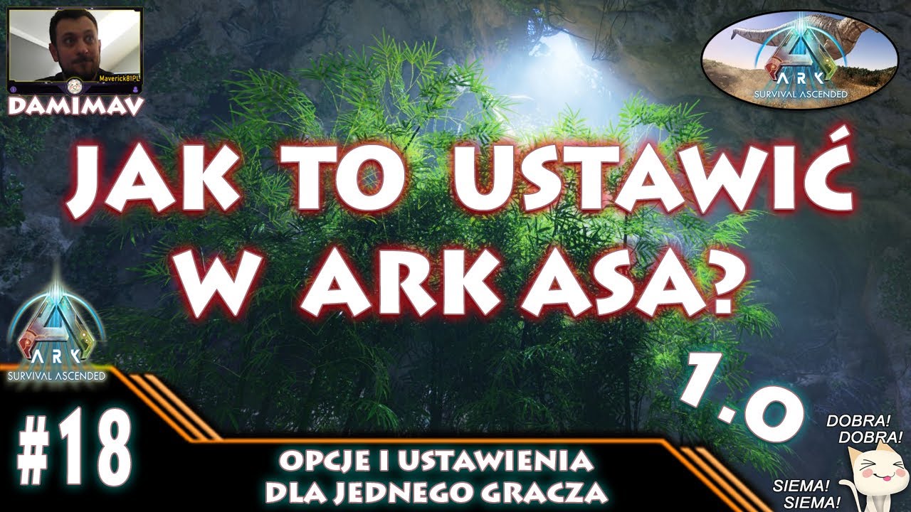 ARK Survival Ascended #18 OPCJE I USTAWIENIA DLA JEDNEGO GRACZA