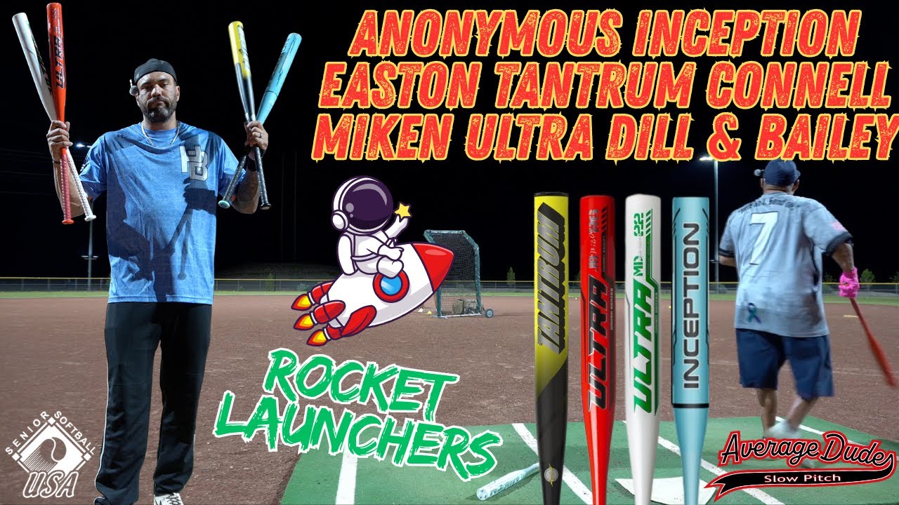 Anonymous Inception, Easton Tantrum Connell, Miken Ultra Dill & Bailey | SSUSA Slowpitch Bat Review