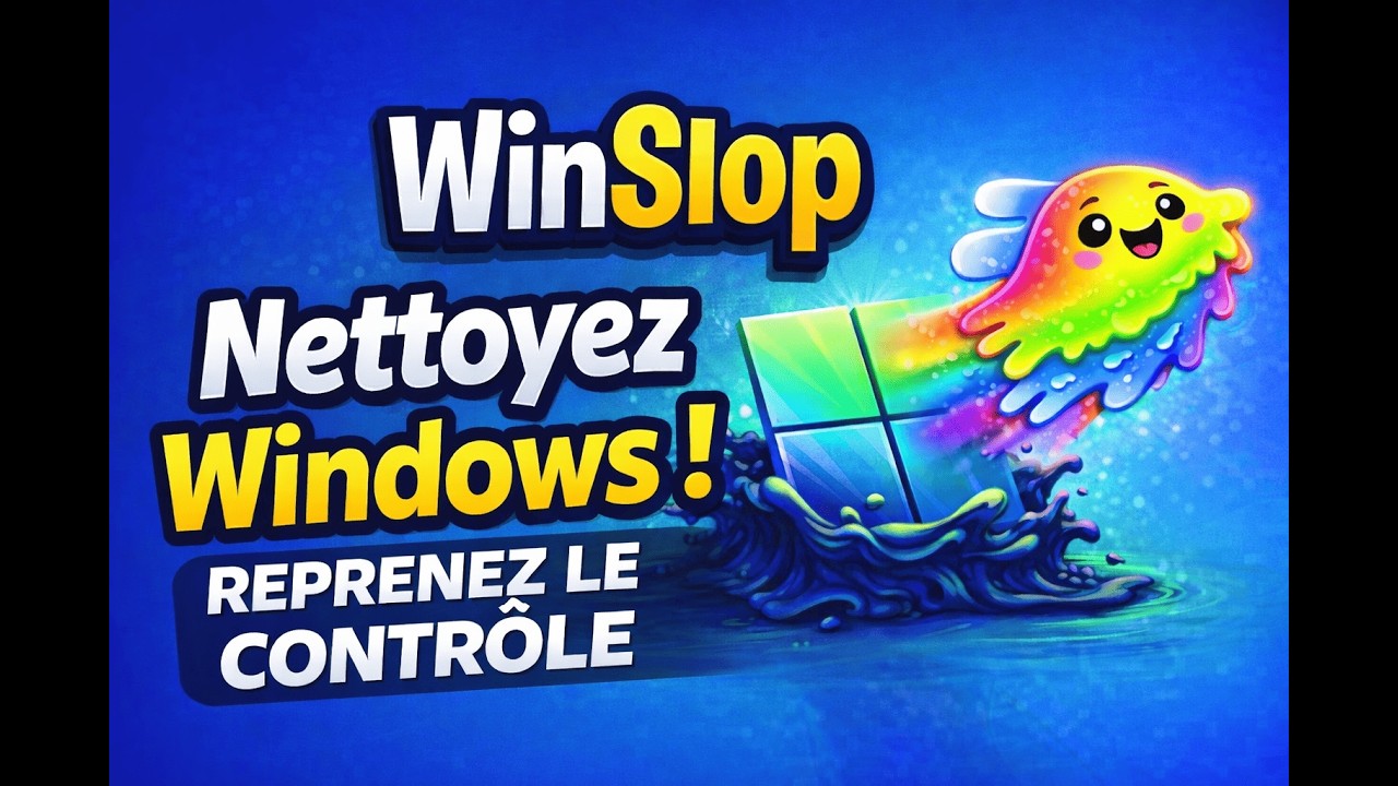 WinSlop - Nettoyer Windows et reprendre le contrôle