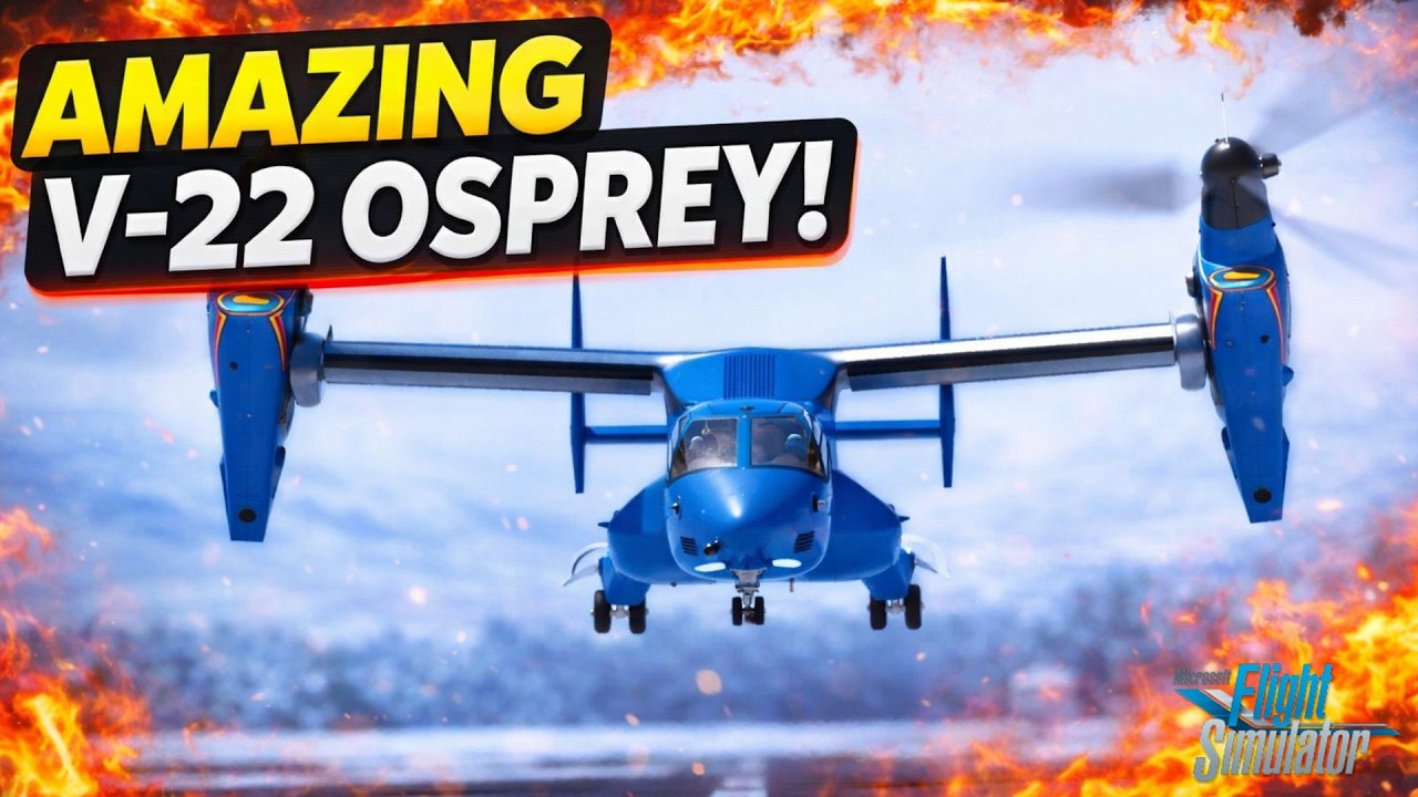 V-22 Osprey Perfect Vertical Lift-Off | Ultra Realistic Takeoff