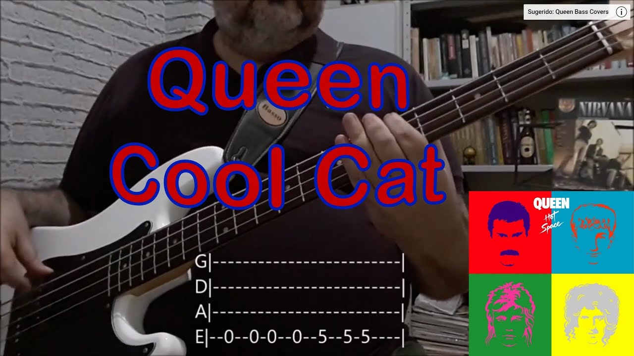Queen - Cool Cat (#basscover with tabs)