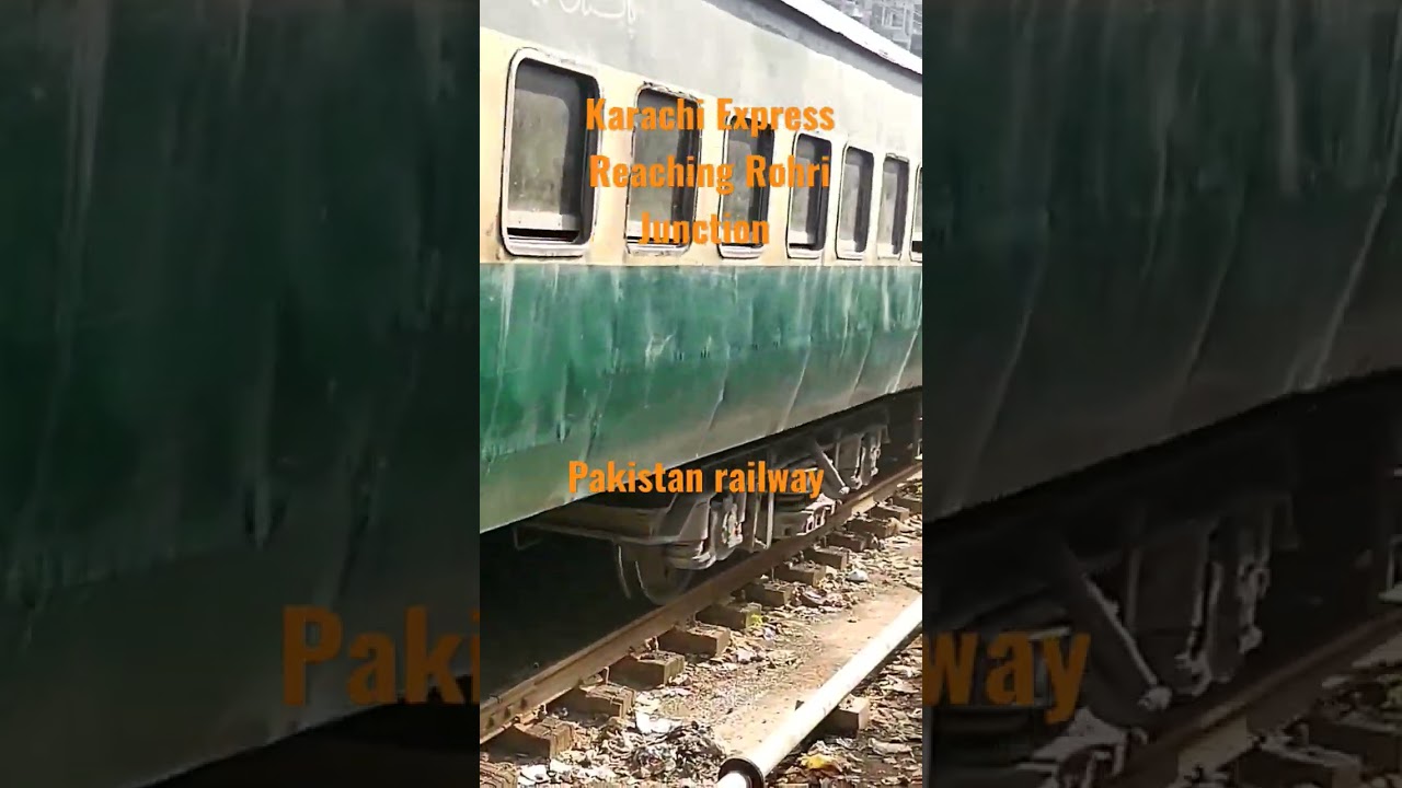 Karachi Express Reaching Rohri Sukkur|Beautiful journey by train|Pak train lahore|Pakistan railway.