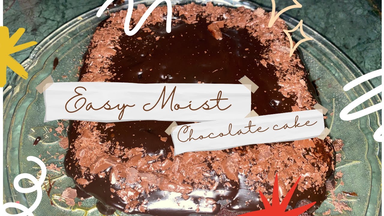 Easy Moist Chocolate Cake in 30mins | Without Oven and Beater ❤️