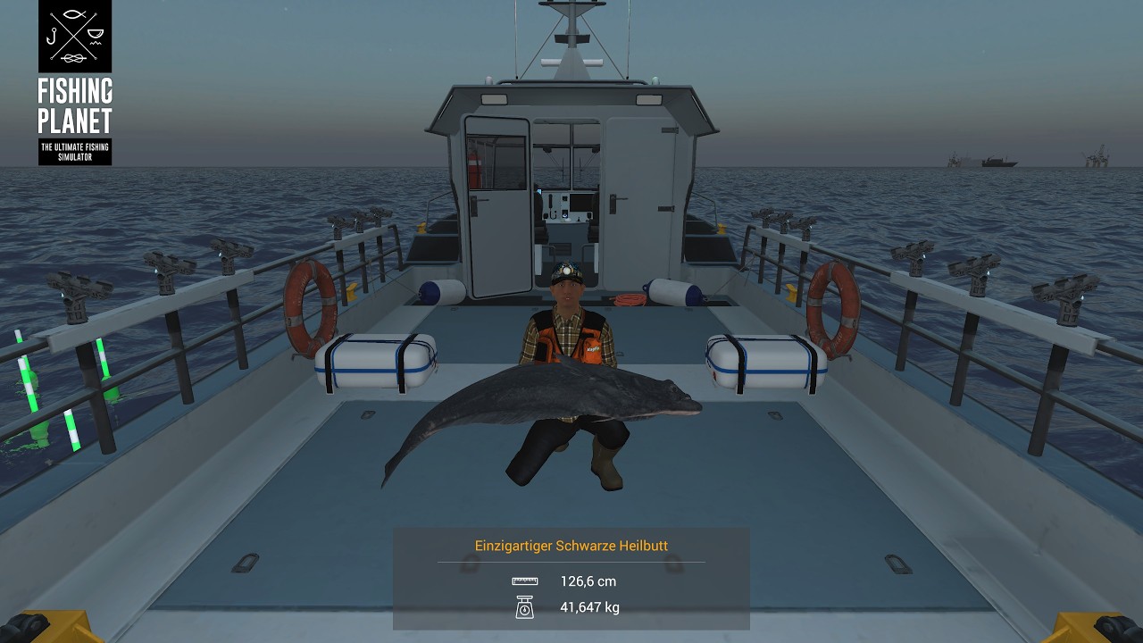 Fishing Planet - Einzigartiger schwarzer Heilbutt