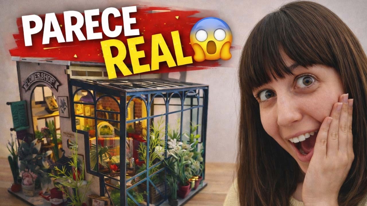 Parece real 😲 Construyendo una floristería en miniatura | DIY Rolife