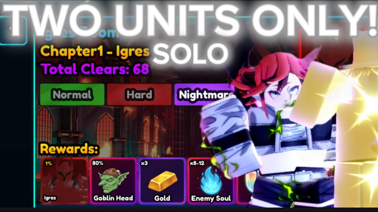 HOW TO SOLO THE IGRIS STAGE EASILY IN ANIME REVERSAL! [Roblox]