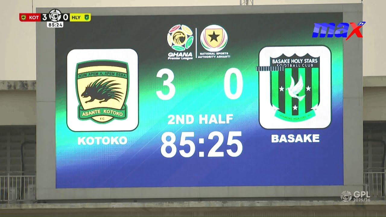 Match Highlights | Asante Kotoko 3-0 Basake Holy Stars | #GPLMW20
