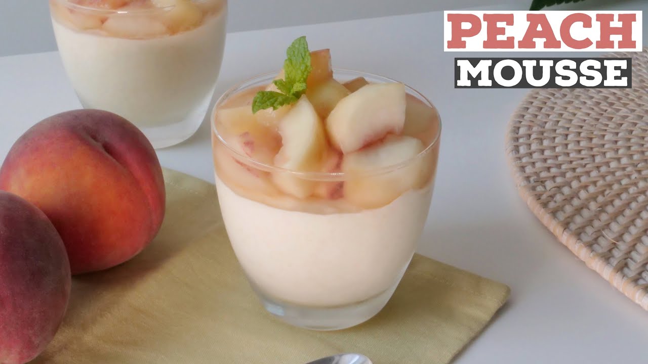 Peach Mousse Recipe | Just Cook!