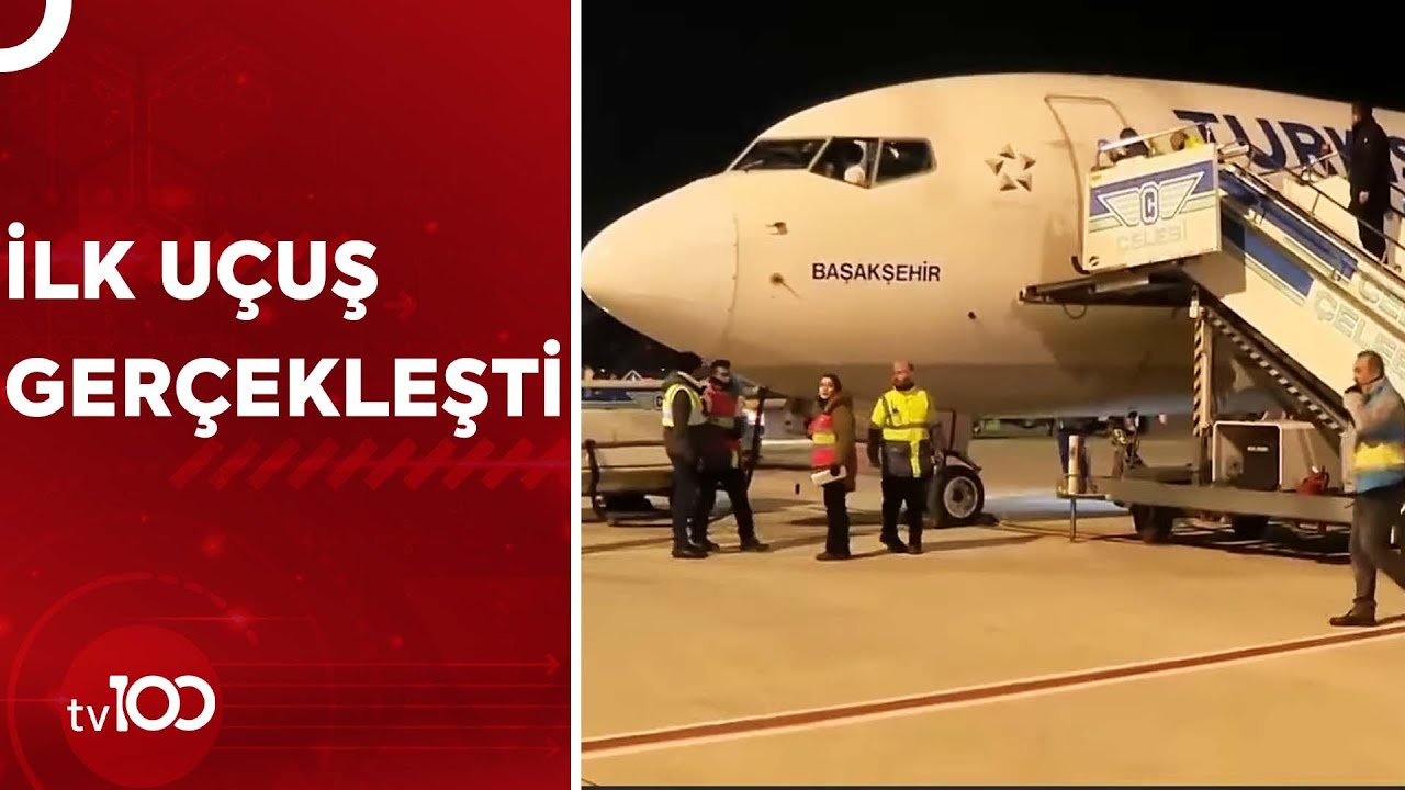 Hatay Havalimanı’nda Uçuşlar Başladı | Tv100 Haber