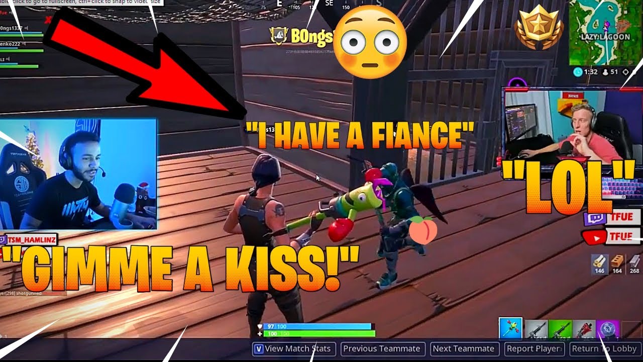 TFUE AND HAMLINZ TROLLS GIRL IN SQUADS!!!