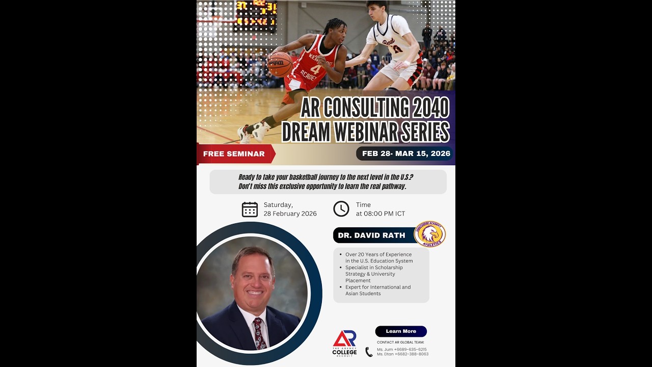 Basketball Future Stars Webinar Feb 28 2026: NBA/WNBA by 2040 with Montverde Academy