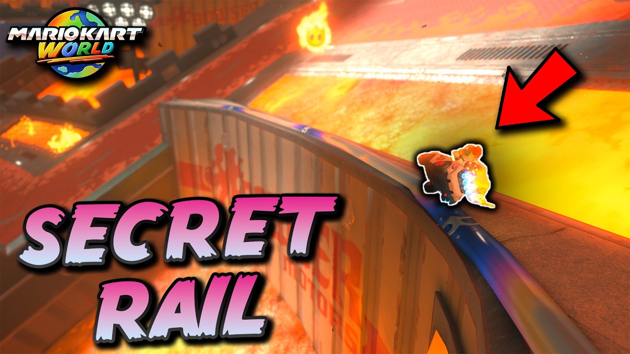НОВЫЙ секретный короткий путь к замку Боузера! (Обучение) | Mario Kart World
