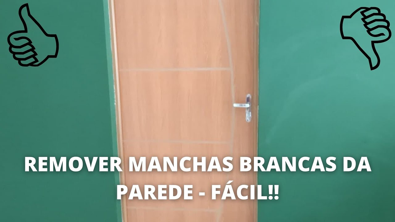 COMO TIRAR MANCHA BRANCA DA PAREDE COM VINAGRE!