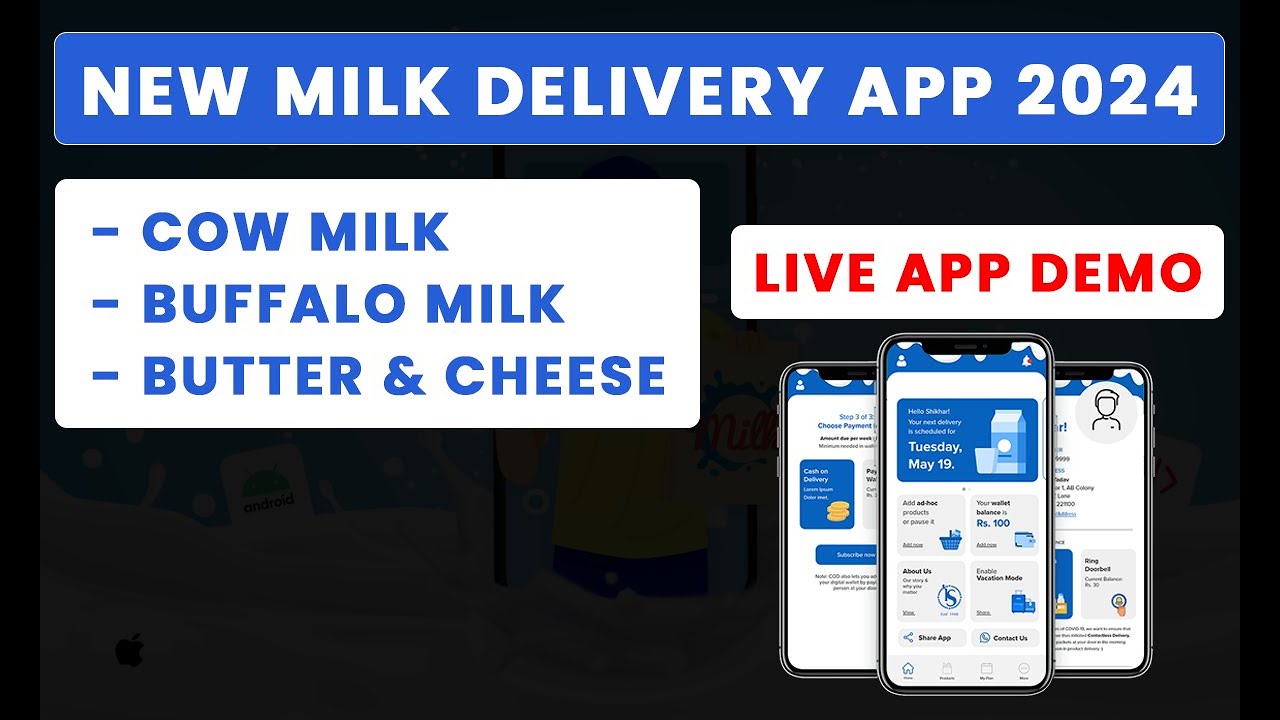 New Milk Delivery App | Build your own Milk Delivery App?