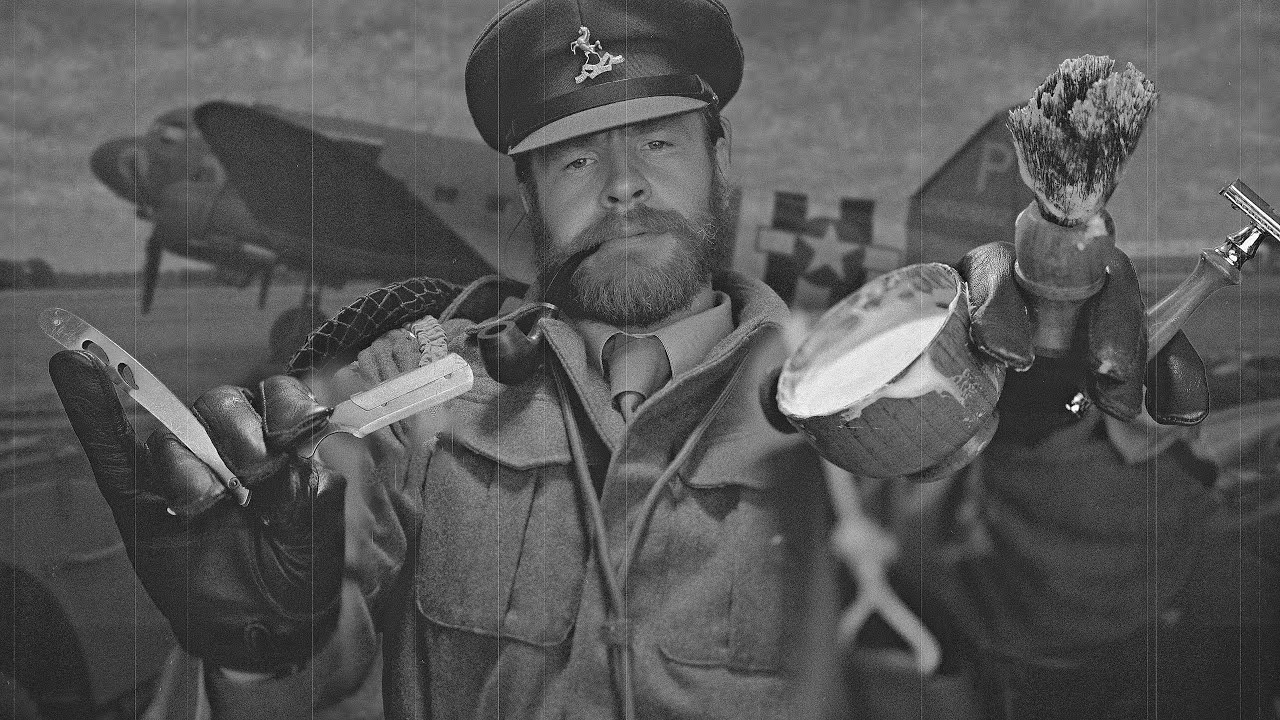 Самое расслабляющее бритье в парикмахерской 1940-х годов 💈ASMR