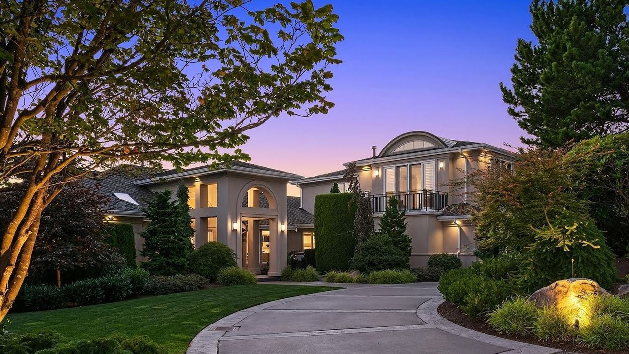 This $8,499,000 Magnificent home in Clyde Hill is a truly entertaining oasis with exquisite finishes