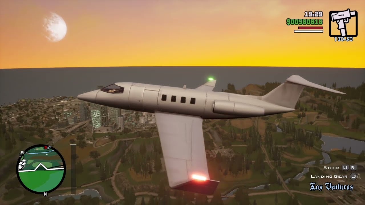 GTA San Andreas (Definitive Edition): Shamal Flight