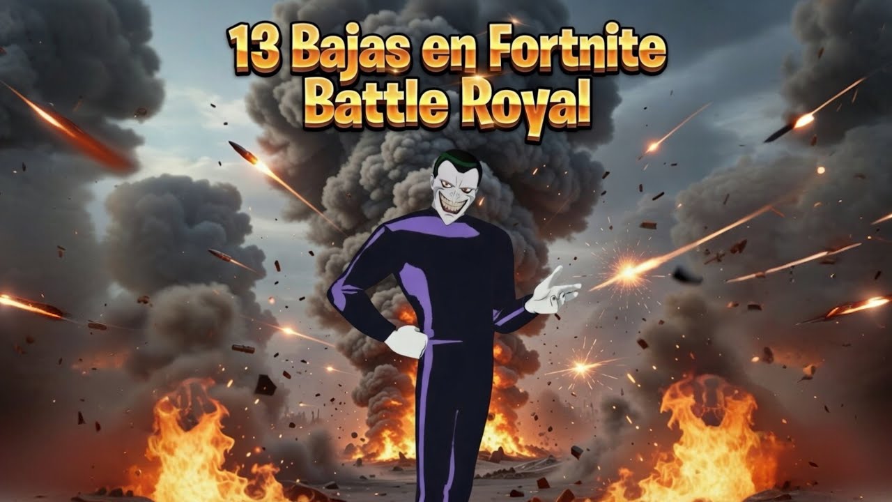 13 bajas en Fortnite Battle Royal