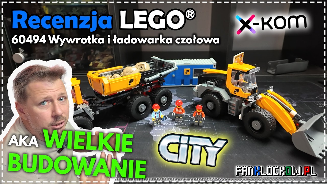 Recenzja: LEGO&reg; 60494 Wywrotka i ładowarka czołowa