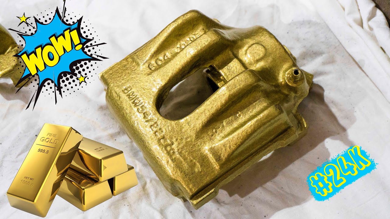 24K ARANY FÉKNYEREG 😍 HOGYAN? MIVEL? 👀 FESTÉS HÁZILAG
