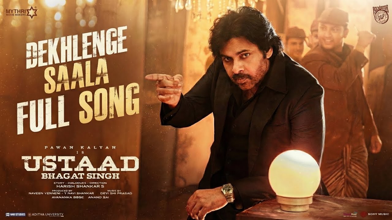 #DekhLengeSaala Full Song | #UstaadBhagatSingh | Pawan Kalyan, Devi Sri Prasad, Harish Shankar