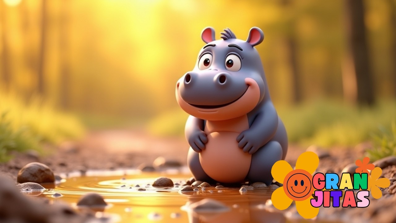 Hipo el Hipopótamo 🦛 | Música infantil para aprender y cantar