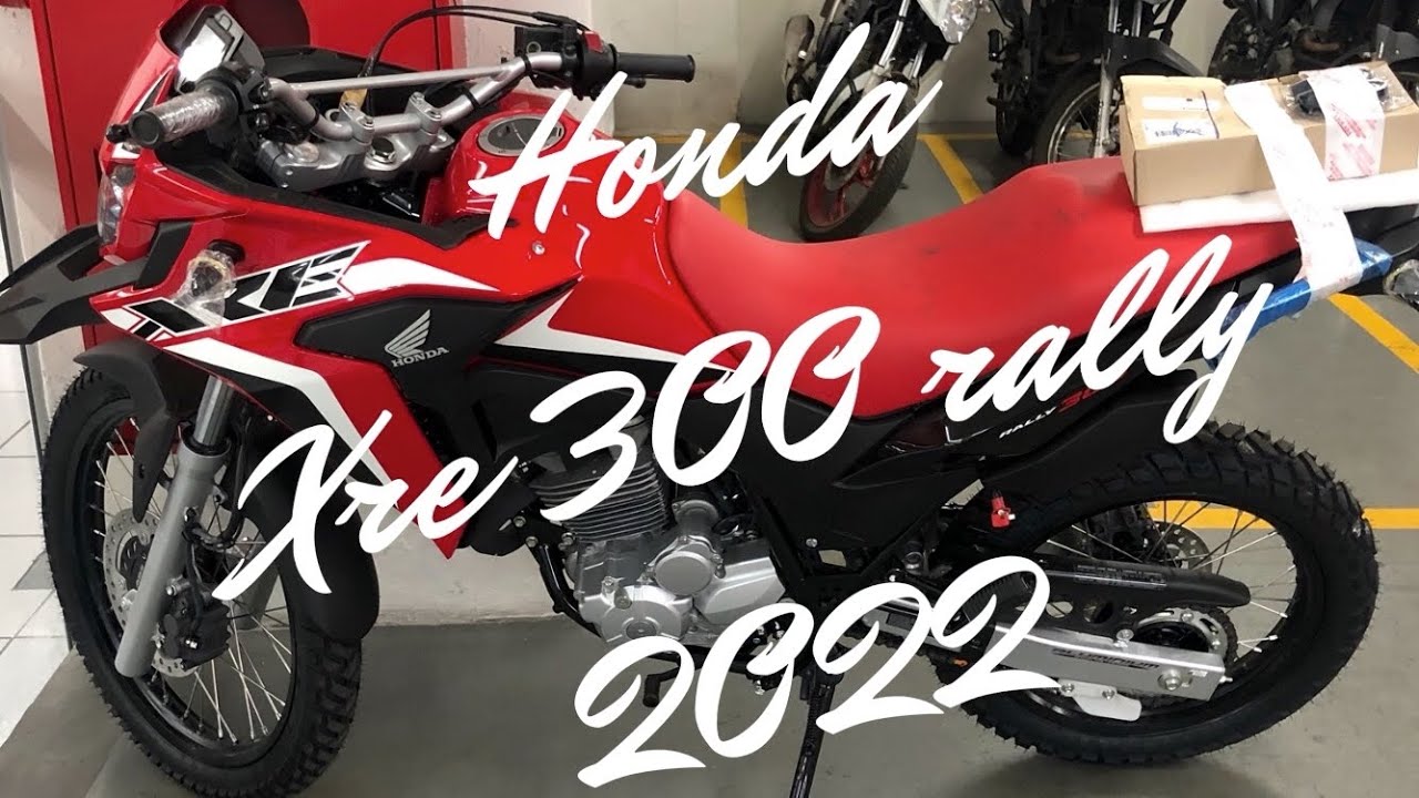 Nova Honda xre 300 rally 2022 e sua ficha T&eacute;cnica