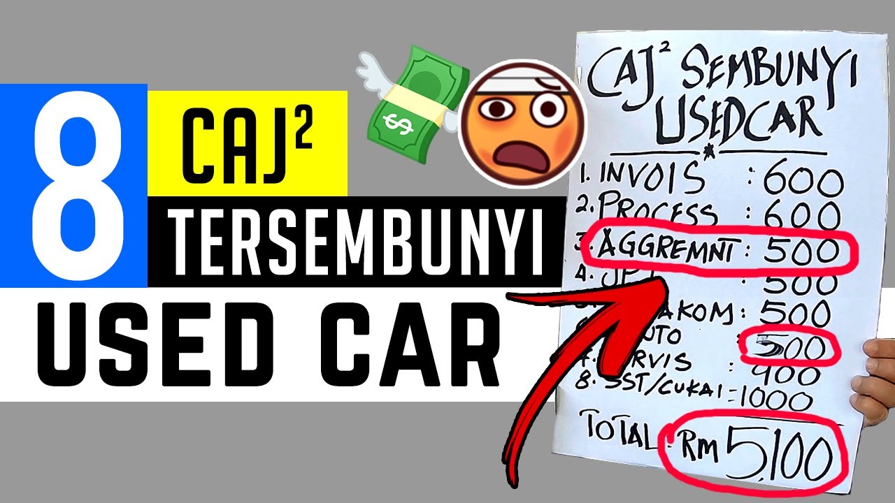 Cekik Darah: 8 Caj² Tersembunyi Bila Beli Kereta Terpakai