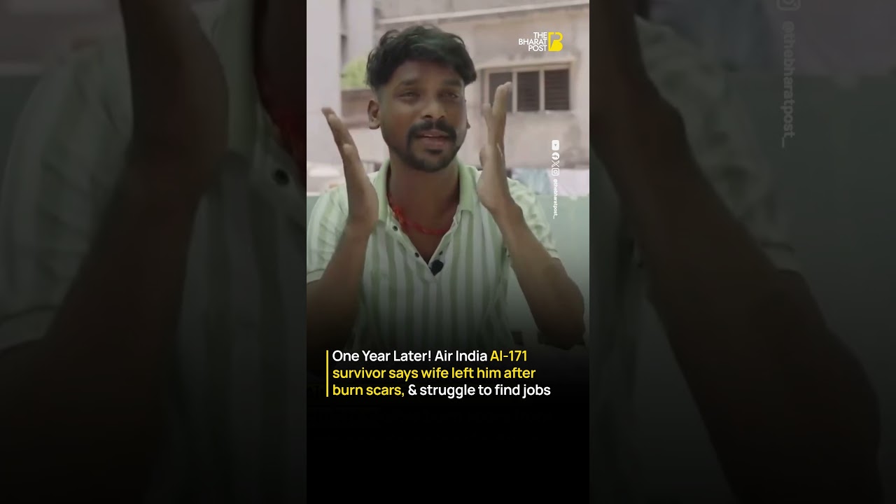 Air India Flight AI‑171 Survivor Shares Life After Crash | The Bharat Post