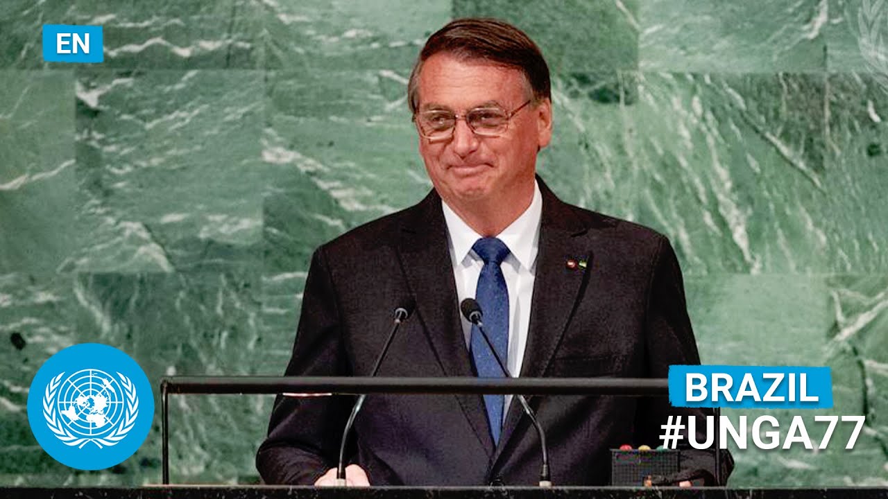 🇧🇷 Brazil - President Addresses General Debate, 77th Session (English) | #UNGA