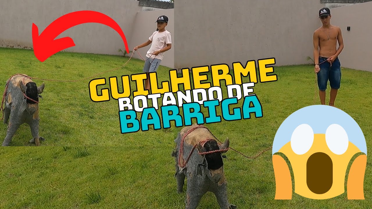 ENSINANDO O GUILHERME A LAÇAR DE BARRIGUINHA!!