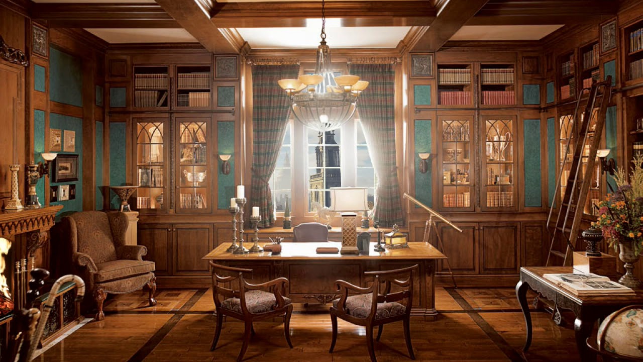 Victorian ASMR - Victorian Study Room #1