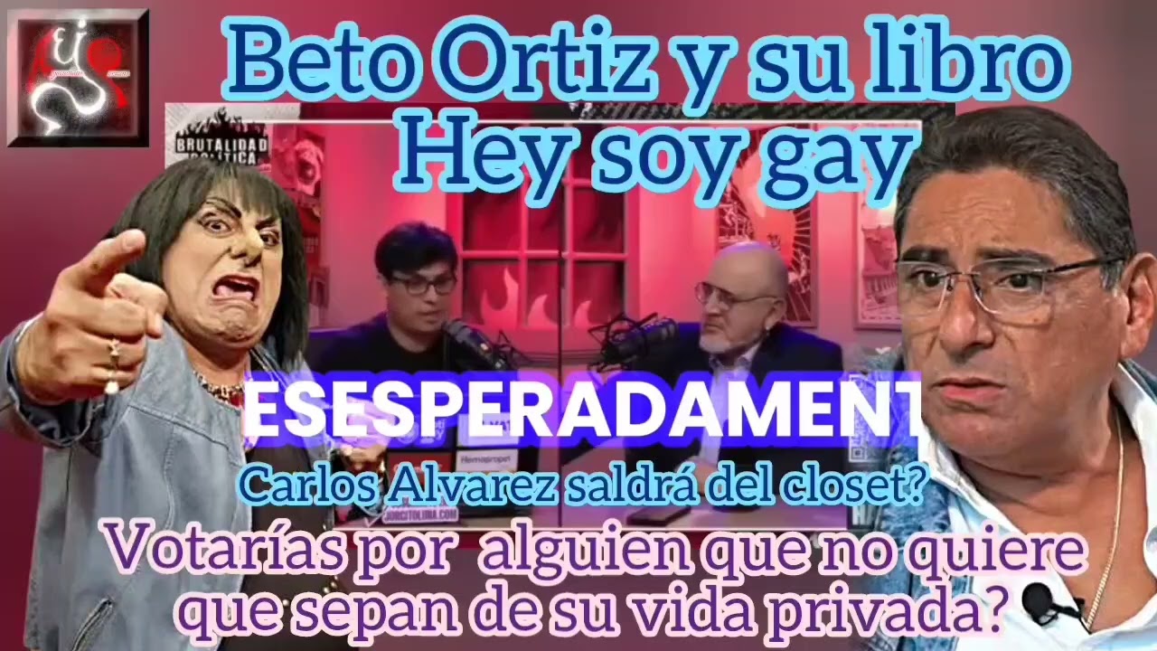 Curwen pregunta a Beto Ortiz sobre su libro hey soy gay y el responde así 