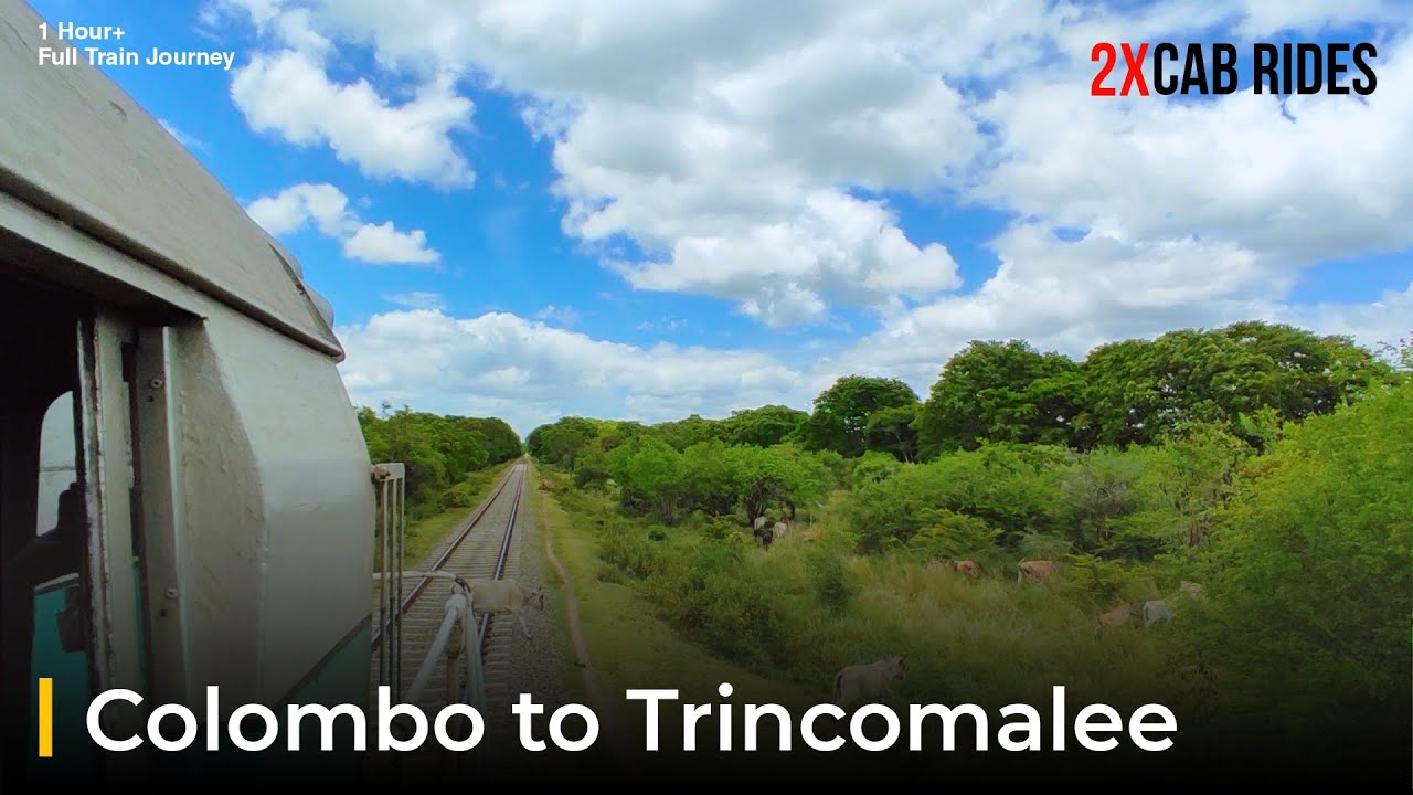 Colombo to Trincomalee Like Never Before! Legendary M2 Double Cab View Special | Full Train Journey