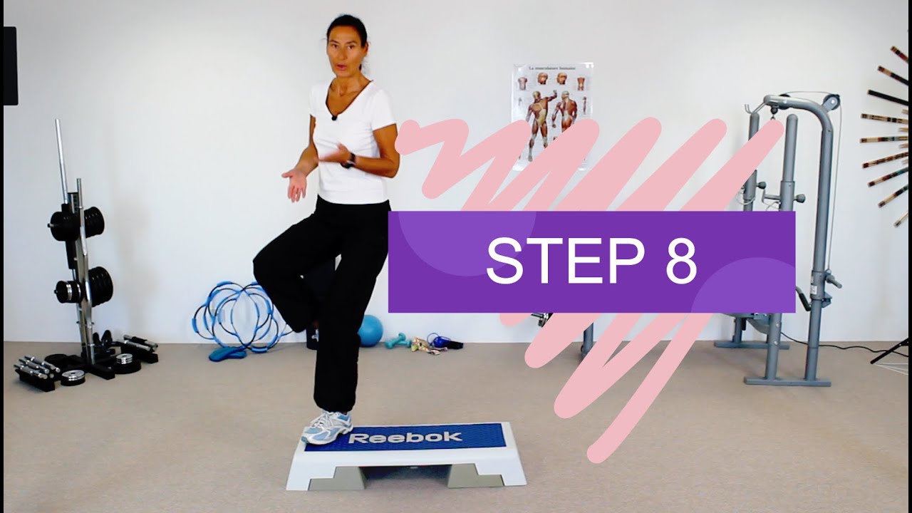 STEP 8 / Chorégraphie simple avec ou sans step