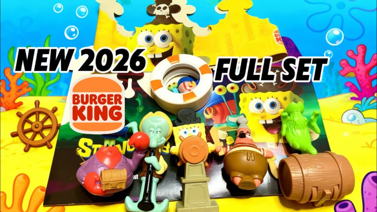 Burger King Spongebob Movie Figure 2026 - Full Set