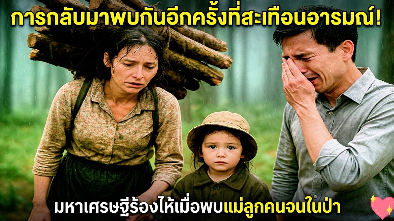 ระหว่างลงพื้นที่บนดอย เศรษฐีถึงกับร้องไห้เมื่อเจอแม่ลูกสาวตัดฟืนยากจน | กฎแห่งกรรม
