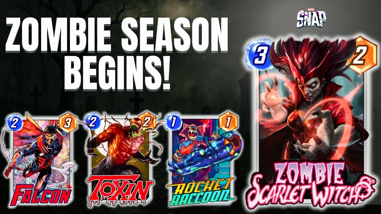 Marvel Snap’s Zombie Season Starts with Scarlet Witch’s Dark Magic!