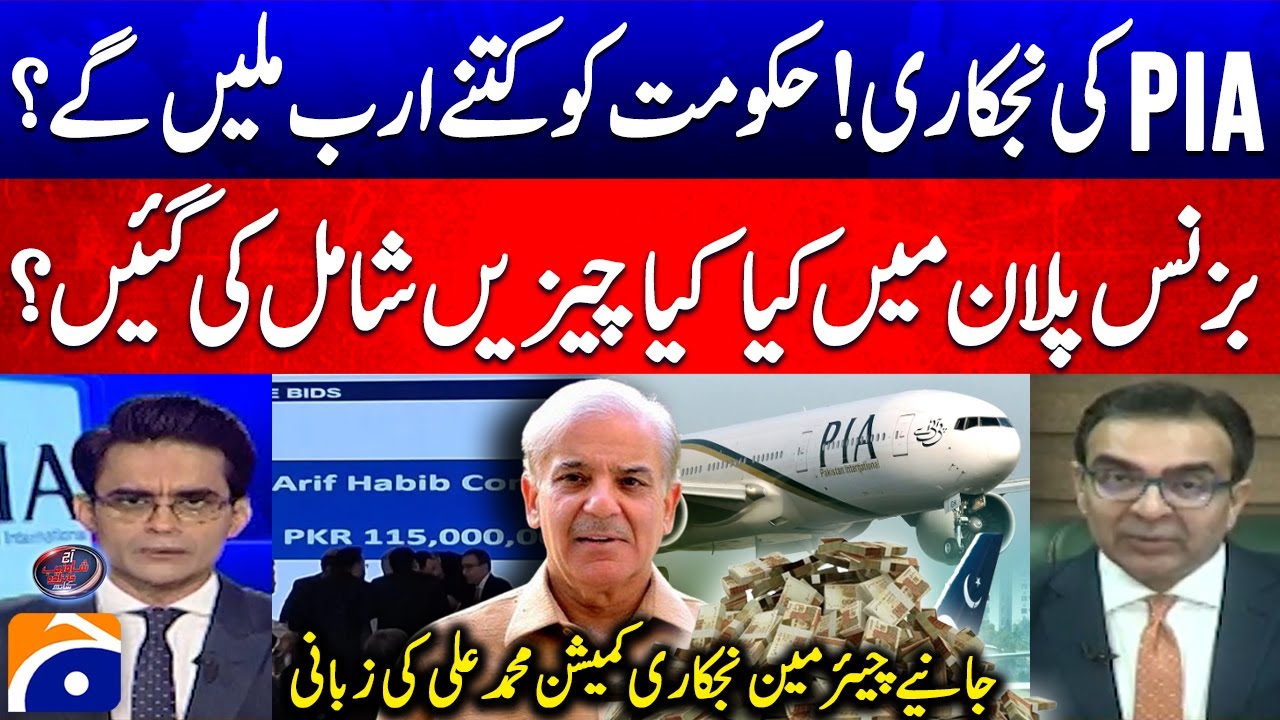 PIA Privatization - What was included in the business plan? - Chairman Privatisation Commission